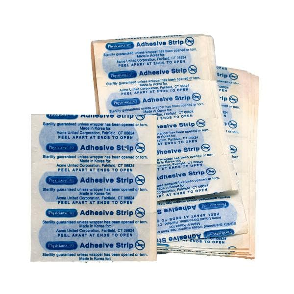 First Aid Only Blue Metal Detectable 1"x3" Plastic Bandages, 1500/box