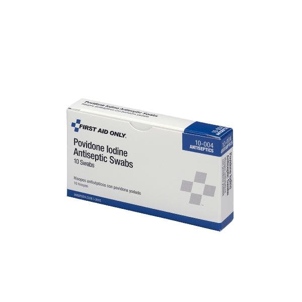 PVP Iodine Swabs, 10/box