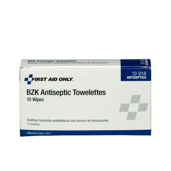 BZK Antiseptic Wipes, 10/box