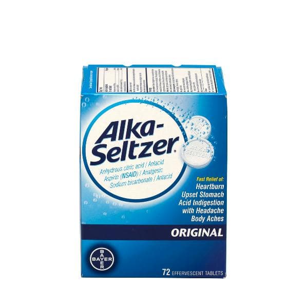 First Aid Only Alka-Seltzer, 36x2/box