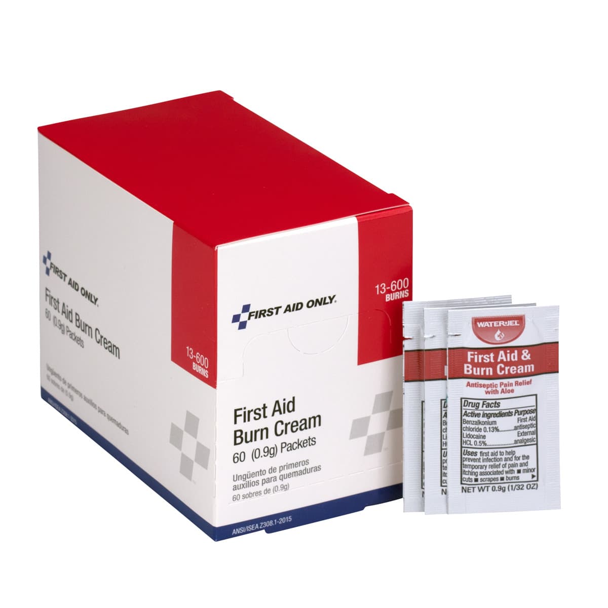 First Aid Only First Aid Burn Cream, 60/box