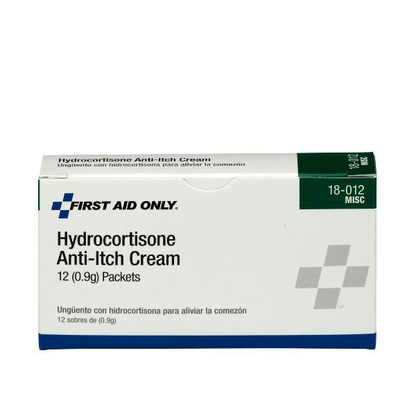 First Aid Only Hydrocortisone Cream, 12/box