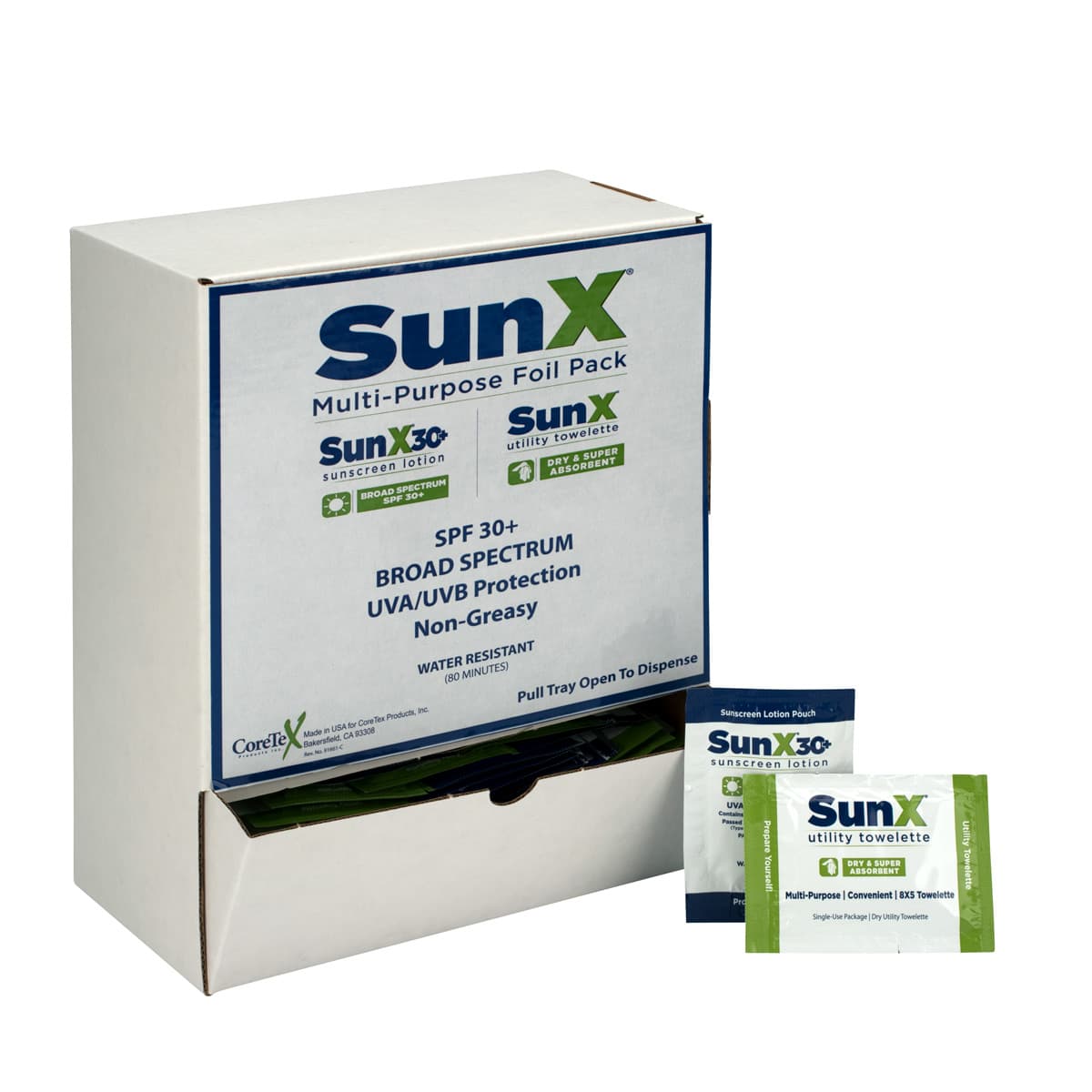 First Aid Only SunX30 Lotion and Wipe Combo Pack, 50/box_0