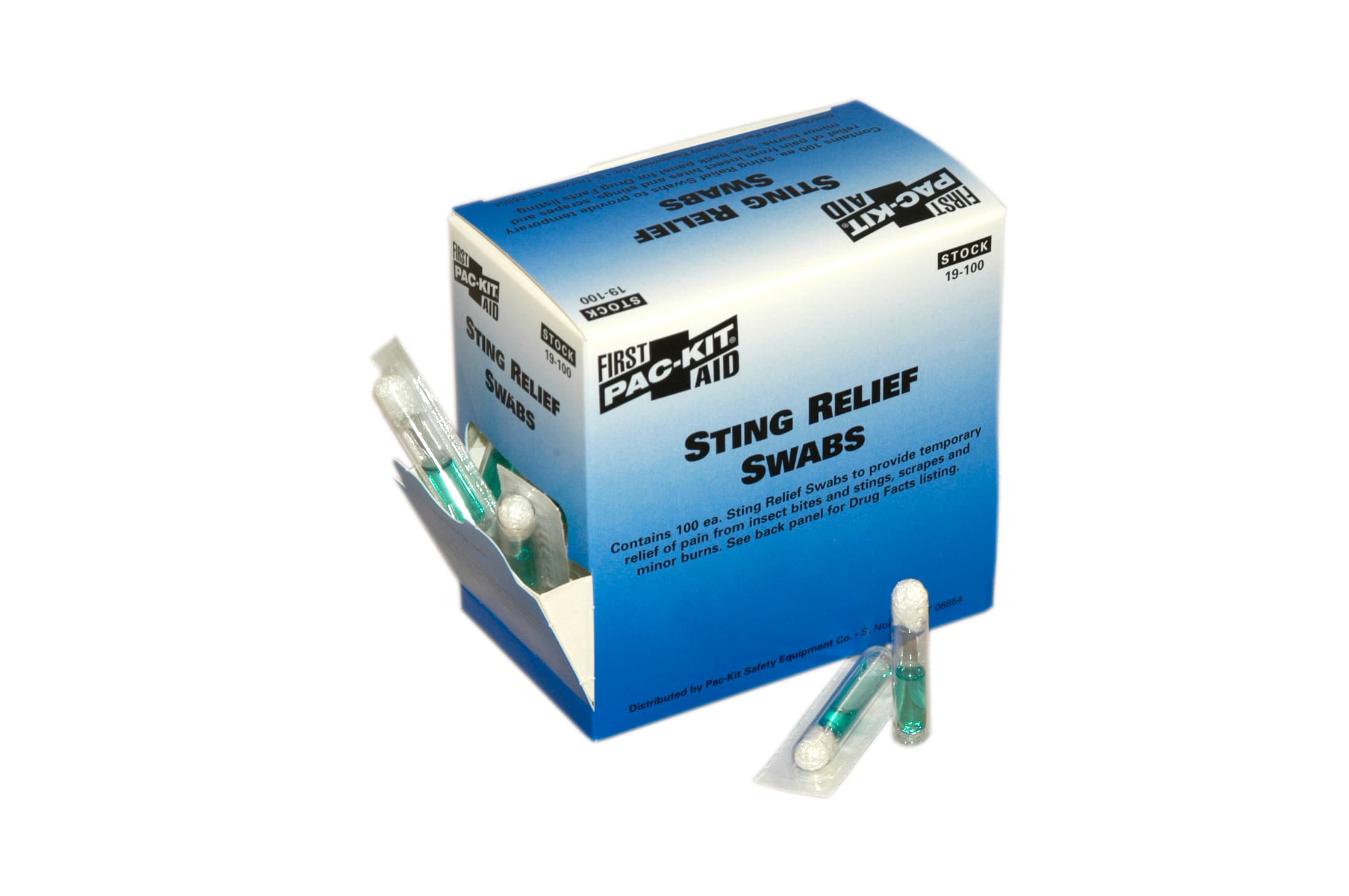 First Aid Only Sting Relief Swabs, 100/box _0