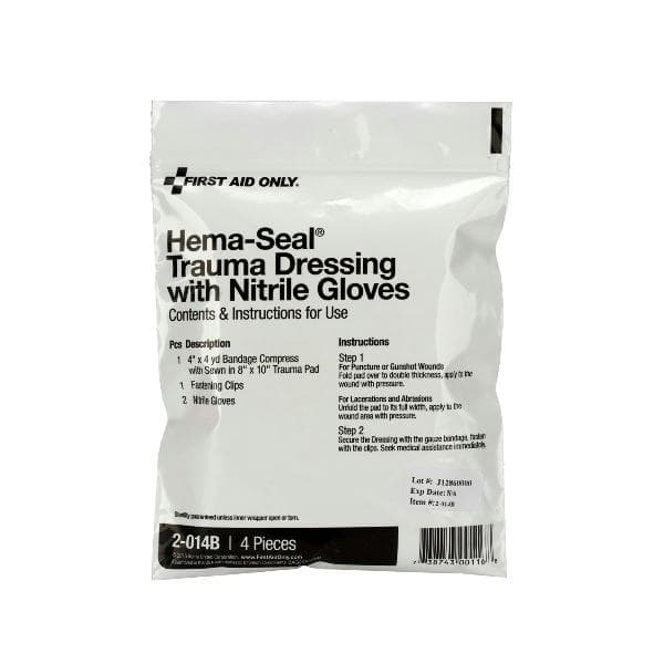 Hema-Seal Bloodstopper Trauma Dressing, 1/bag