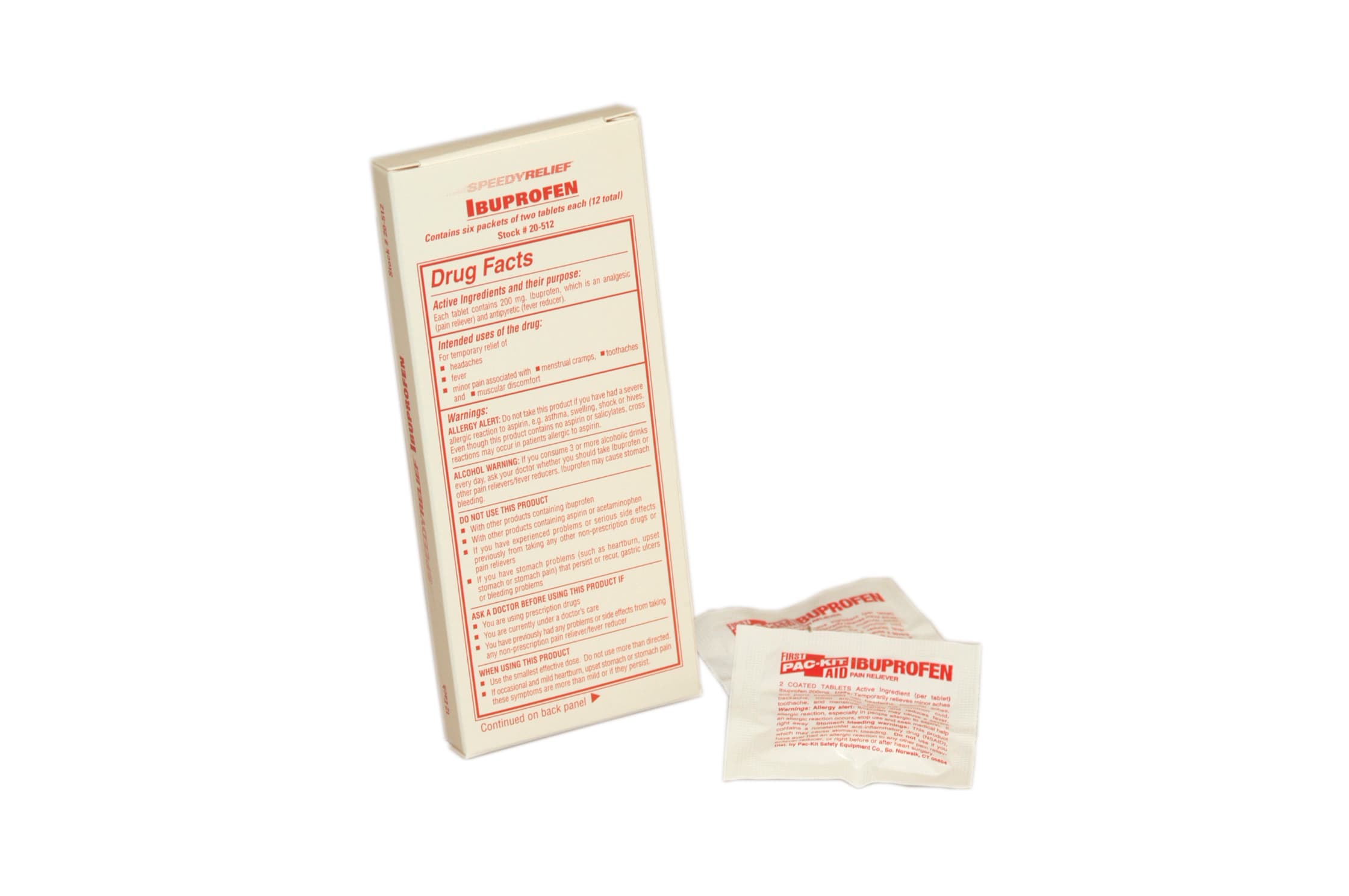 First Aid Only PhysiciansCare Ibuprofen, 6x2/box _0