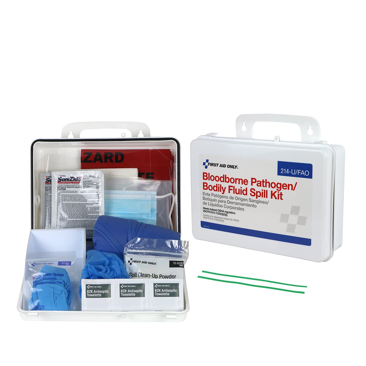 BBP Spill Clean Up Kit, Plastic Case