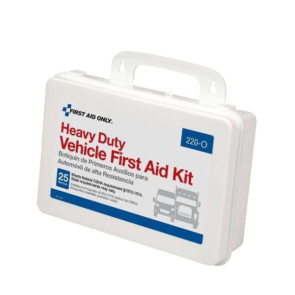 25 Person Vehicle First Aid Kit, Plastic Case