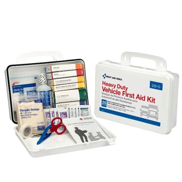 25 Person Vehicle First Aid Kit, Plastic Case_4