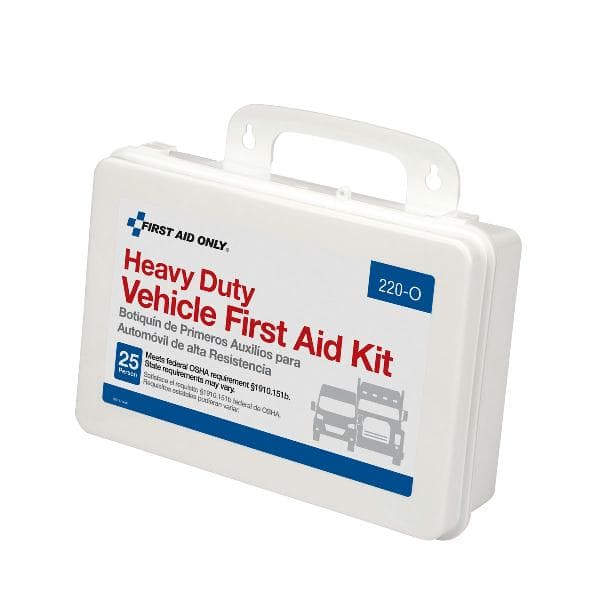 25 Person Vehicle First Aid Kit, Plastic Case