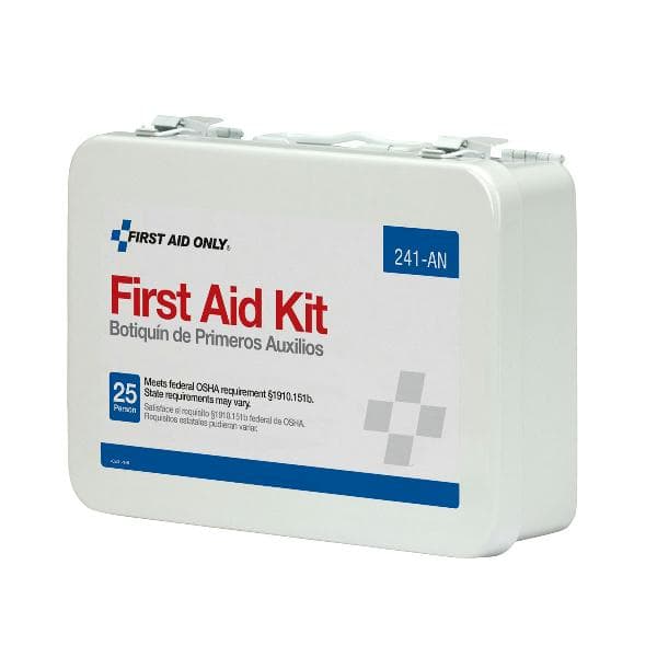 16 Unit First Aid Kit, Metal Case