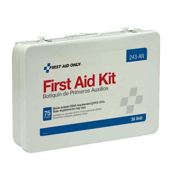 36 Unit First Aid Kit, Metal Case_1