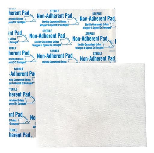 3"x4" Non-Adherent Pads, 10/box