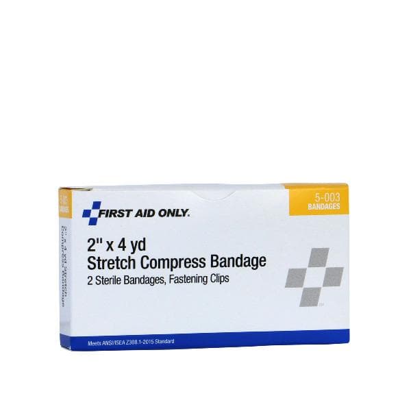 2" Sterile Stretch Compressed Gauze Rolls, 2/box