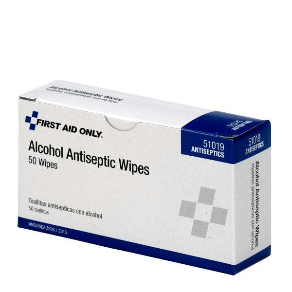 First Aid Only Alcohol Prep Pads, 50/box