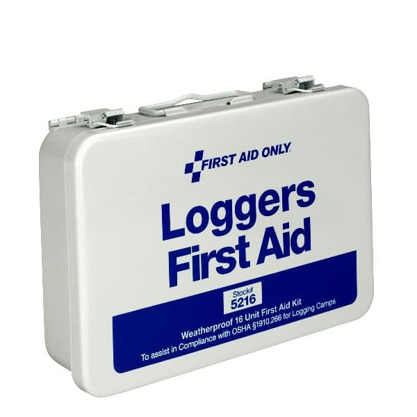 25 Person Loggers First Aid Kit, Metal Case_1