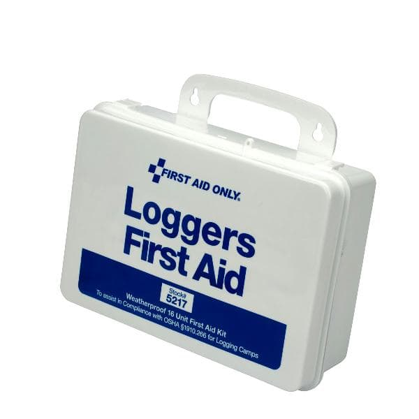 25 Person Loggers First Aid Kit, Plastic Case, Custom Logo