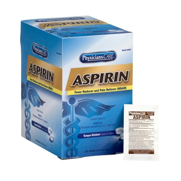 First Aid Only PhysiciansCare Aspirin 125x2/box _1