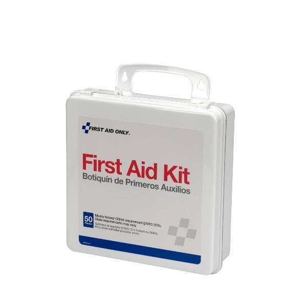 50 Person OSHA First Aid Kit, Plastic Case