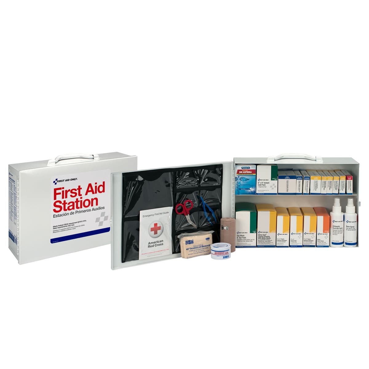 First Aid Only 2 Shelf First Aid Metal Cabinet