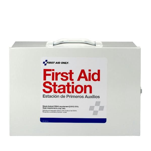 2 Shelf First Aid Metal Cabinet, Custom Logo_2