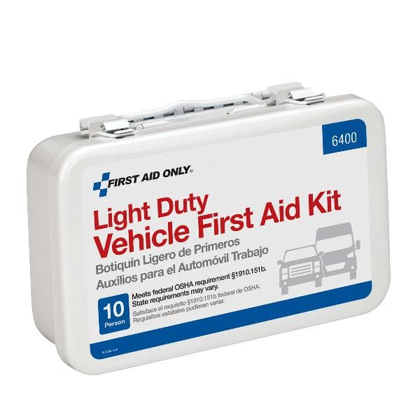 10 Person Vehicle First Aid Kit, Metal Case_1