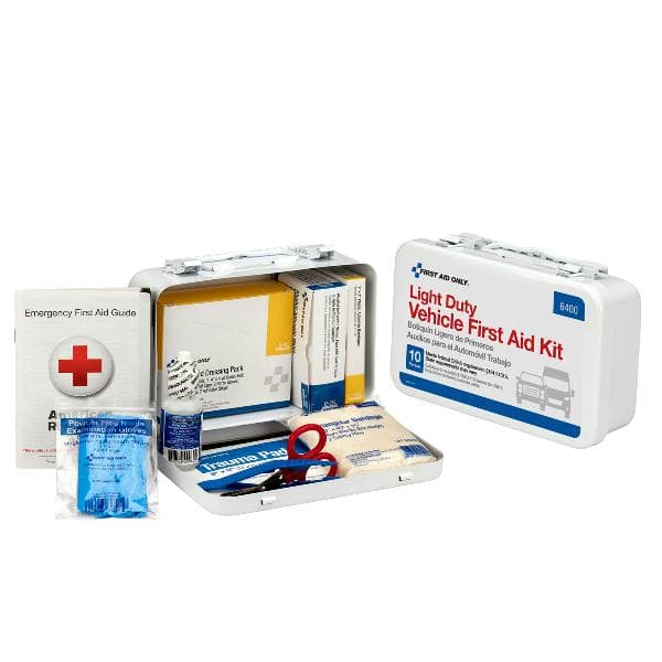 10 Person Vehicle First Aid Kit, Metal Case_5