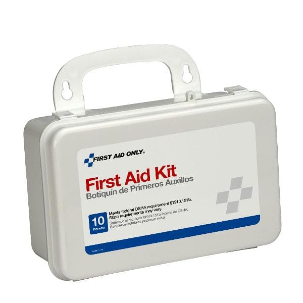 10 Person First Aid Kit, Plastic