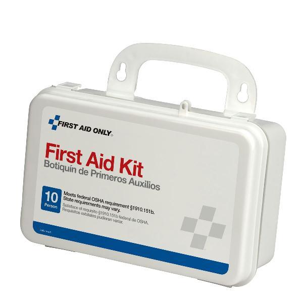 10 Person First Aid Kit, Plastic , Custom Logo