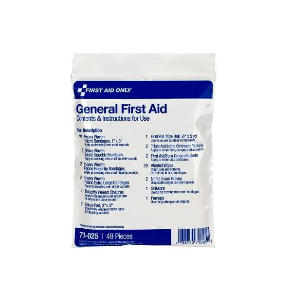 First Aid Triage Pack - General First Aid (without meds)