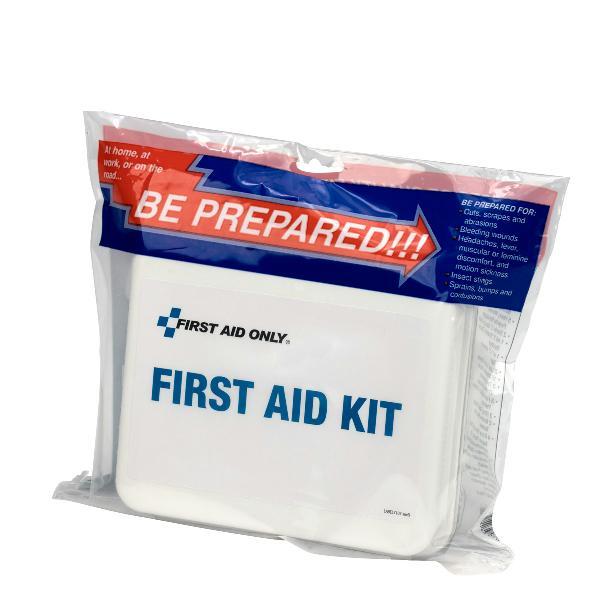 Travel First Aid Kit, 68 Piece, Plastic Case