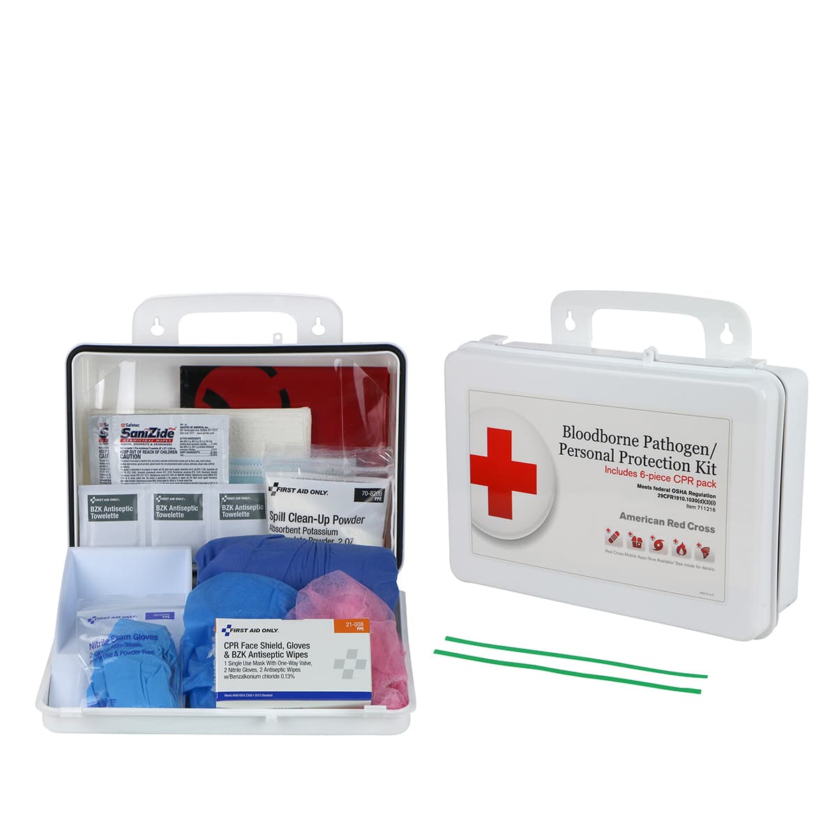 Bloodborne Pathogen Kit, 31 Piece, Plastic