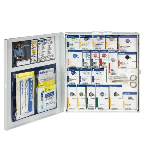 First Aid Only Large Metal SmartCompliance Cabinet, ANSI 2021 Class A+ without Meds_3