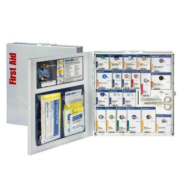 First Aid Only Large Metal SmartCompliance Cabinet, ANSI 2021 Class A+ without Meds_4