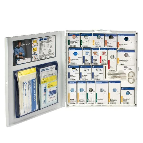 First Aid Only Large Metal SmartCompliance Food Service Cabinet with Meds, ANSI 2021 Class A+_3