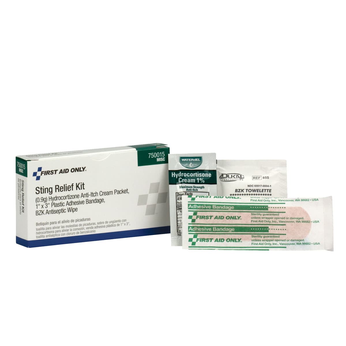 First Aid Only Sting Relief Kit, Unit Box_0