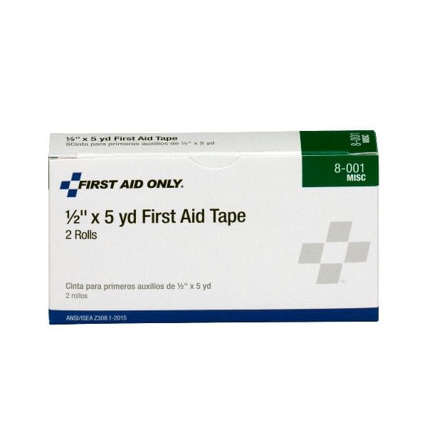1/2"x5 yd. First Aid Tape, 2/box