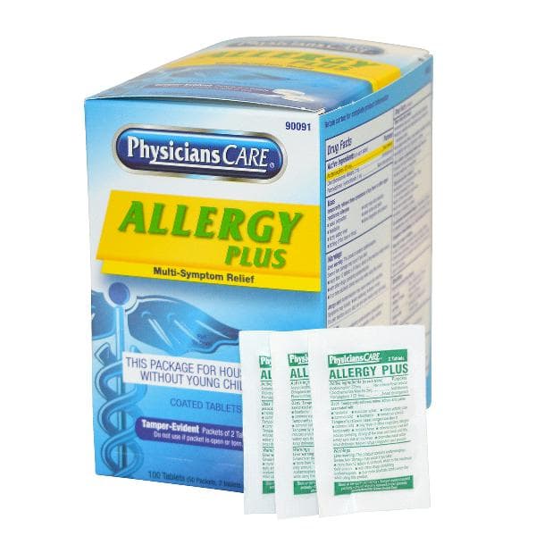 First Aid Only PhysiciansCare Allergy Plus, 50x2/box_4