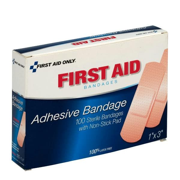 1"x3" Plastic Bandages, 100/box_2