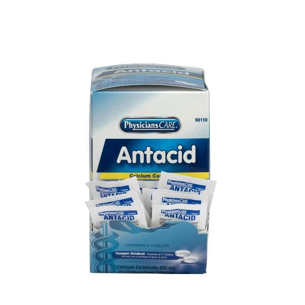 First Aid Only PhysiciansCare Antacid, 125x2/box _4