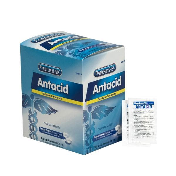 First Aid Only PhysiciansCare Antacid, 125x2/box _6