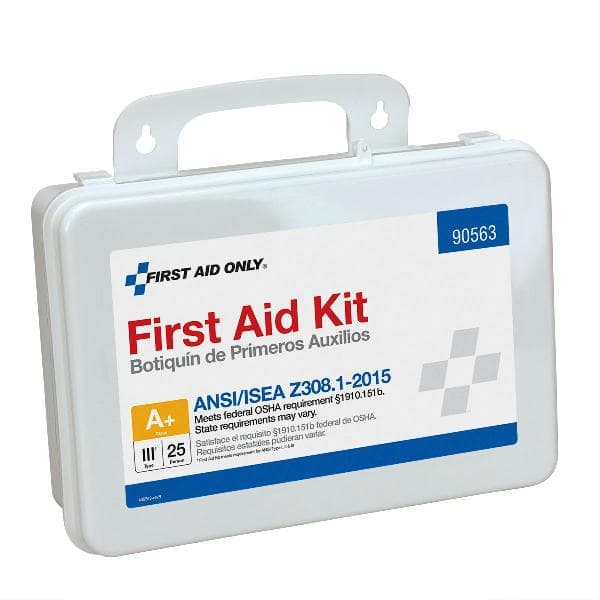 25 Person First Aid Kit, ANSI 2015 Class A+, Plastic Case_1