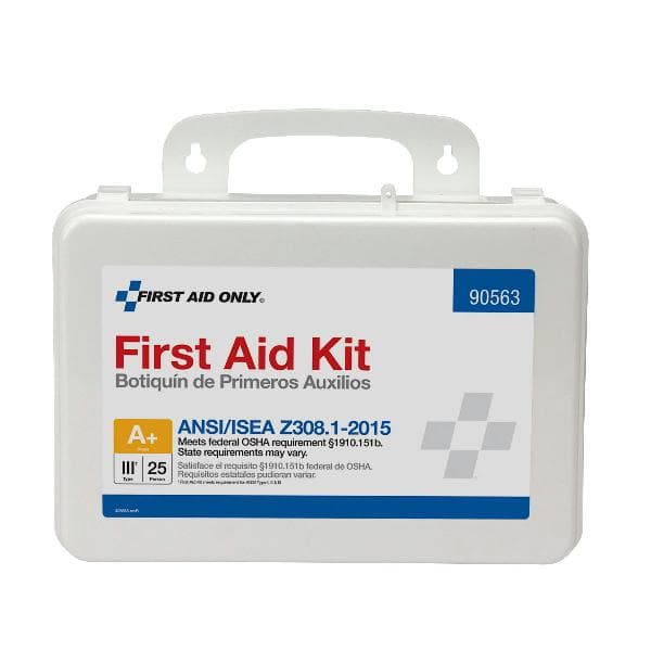 25 Person First Aid Kit, ANSI 2015 Class A+, Plastic Case_2