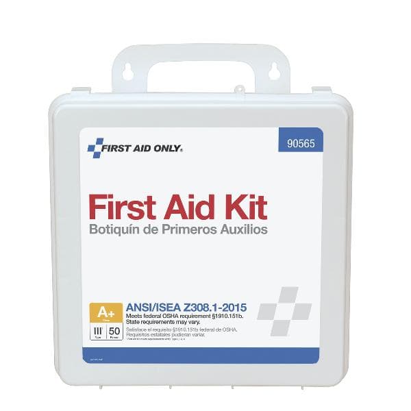 50 Person First Aid Kit, ANSI 2015 Class A+, Plastic Case_1