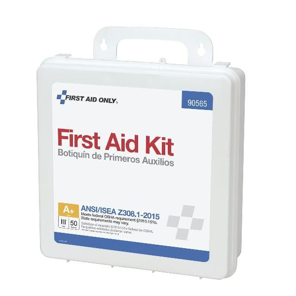 50 Person First Aid Kit, ANSI 2015 Class A+, Plastic Case_0