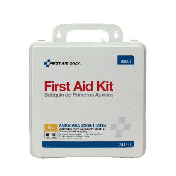 24 Unit First Aid Kit, ANSI 2015 Class A+,  Plastic Case, Custom Logo_2