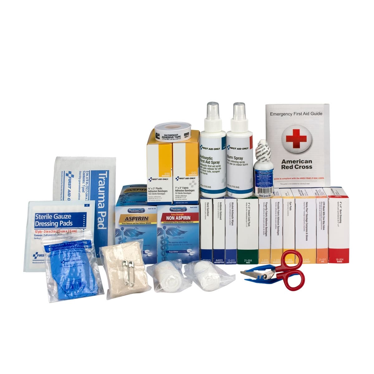 2 Shelf First Aid ANSI 2015 Class A+ Refill with Meds