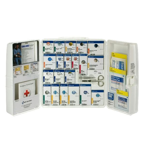 First Aid Only Large Plastic SmartCompliance Food Service Cabinet with Meds, ANSI 2021 Class A+_3