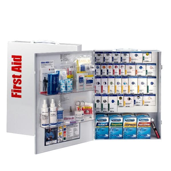 First Aid Only XL Metal SmartCompliance General Business First Aid Cabinet, ANSI 2021 Class B with Meds_4