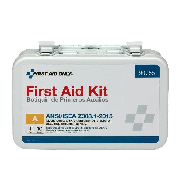 10 Person First Aid Kit, ANSI 2015 Class A, Metal, Custom Logo_2